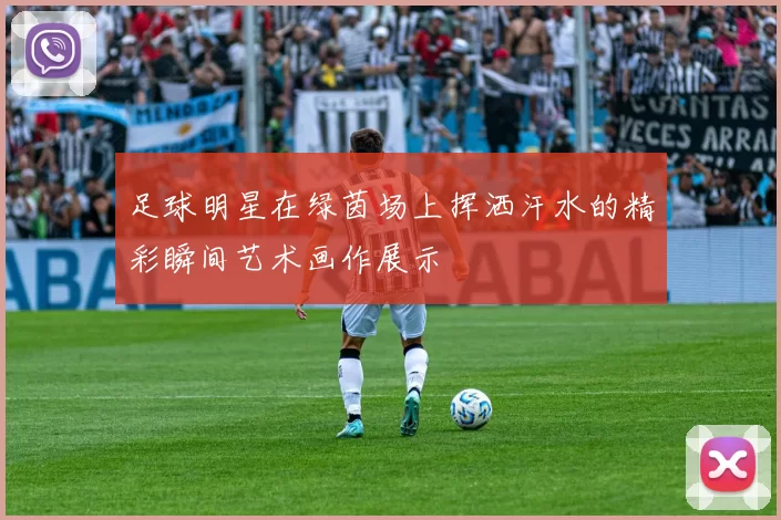 足球明星在绿茵场上挥洒汗水的精彩瞬间艺术画作展示